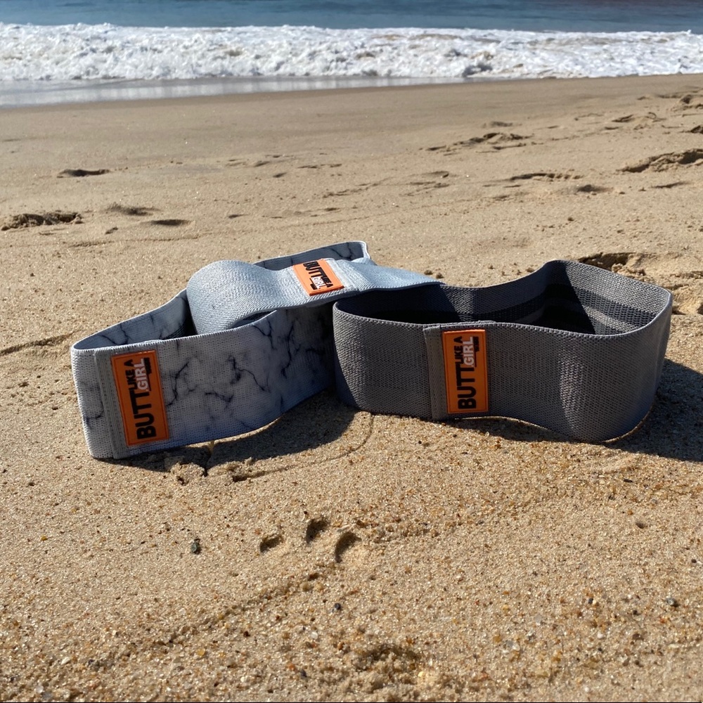 Set of 3 Fabric Resistance Glute Bands!
